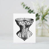 CORSET VINTAG POSTCARDS POSTKARTE (Stehend Vorderseite)