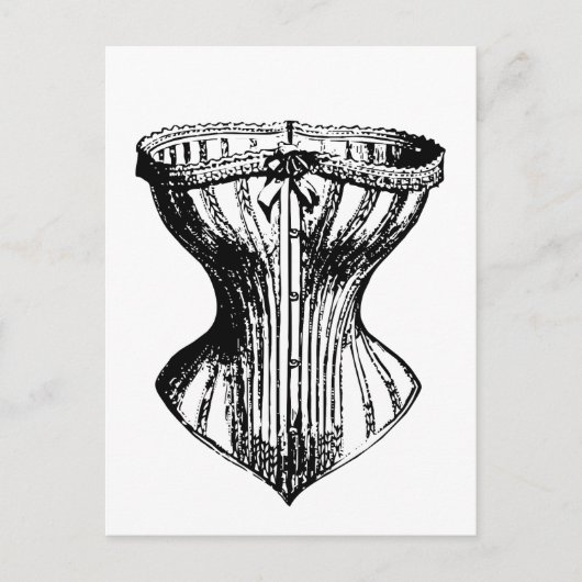 CORSET VINTAG POSTCARDS POSTKARTE (Vorderseite)