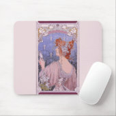Corseted Woman Mouse Pad Mousepad (Mit Mouse)