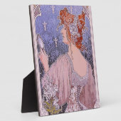 Corseted Woman Plaque Fotoplatte (Seite)