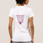 corseted zurück Trägershirt T-Shirt (Rückseite)