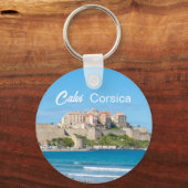 Corsica Calvi Citadel Foto Schlüsselanhänger (Rückseite)