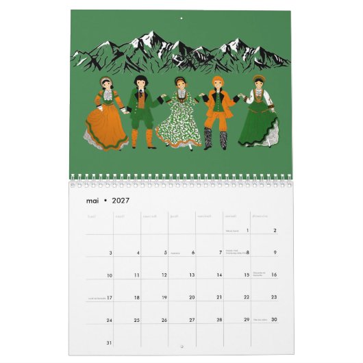 CORSICA, Frankreich Kalender (Mai 2027)