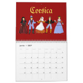 CORSICA, Frankreich Kalender (Jan 2027)