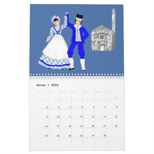 CORSICA, Frankreich Kalender (Feb 2026)