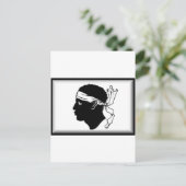 Corsica Postkarte (Stehend Vorderseite)