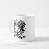 CORSICAN-RAM-KOPF KAFFEETASSE (Vorderseite Links)