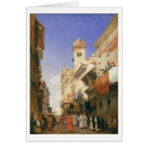Corso Sant'Anastasia, Verona (Öl auf Platte)