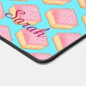 Cortadillo Mexican Pink Pan Dulce Cake Schreibtischunterlage (Ecke)