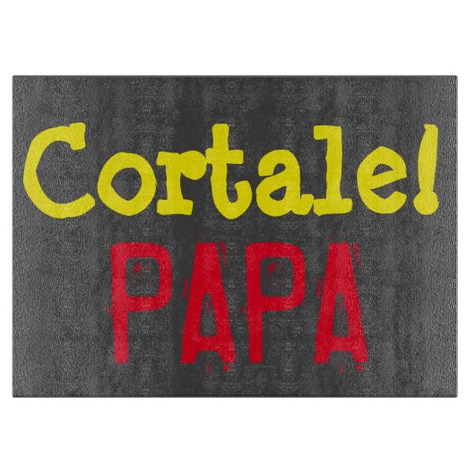 Cortale Papa Schneidebrett (Vorderseite)