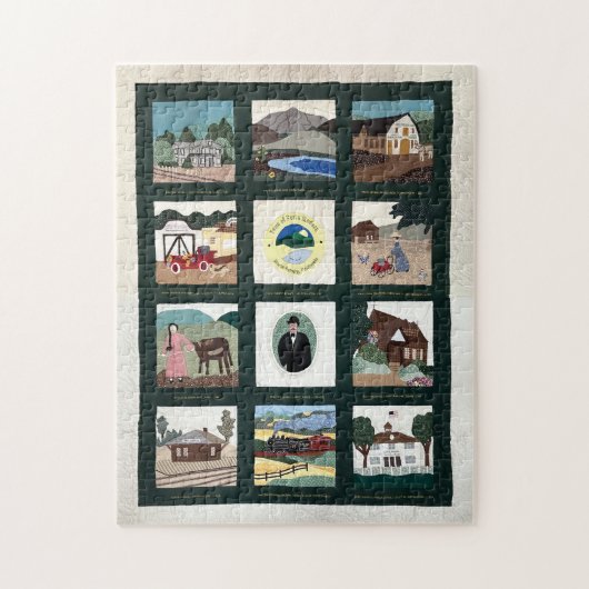 Corte Madera Commemorative Quilt Puzzle (Vertikal)