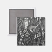 Cortes und Montezuma Magnet (Vorderseite/Rückseite)