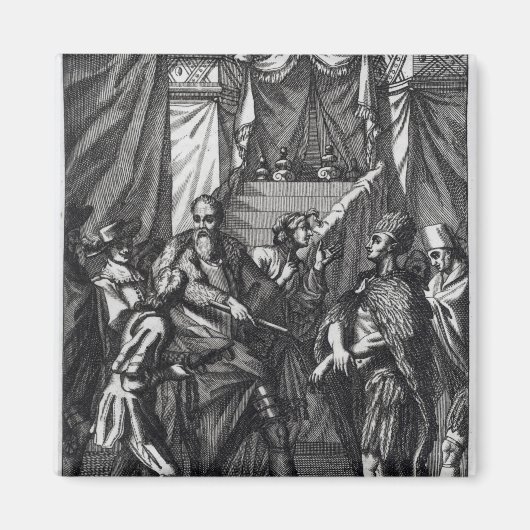 Cortes und Montezuma Magnet (Vorne)