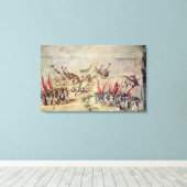 Cortes versenkt seine Flotte vor der Küste Leinwanddruck (Insitu (Holzboden))