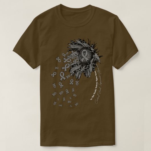 Cortical Visuell Impairment Awareness Sonnenblume T-Shirt (Design vorne)