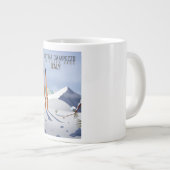 Cortina d'Ampezzi Italien Skilanglauf Kunst, Dicht Jumbo-Tasse (Vorderseite Rechts)