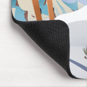 Cortina d'Ampezzi Italien Skilanglauf Kunst, Dicht Mousepad (Ecke)