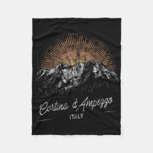 Cortina D'ampezzo Berge Italien Wandern im Freien  Fleecedecke