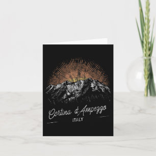 Cortina D'ampezzo Berge Italien Wandern im Freien Karte