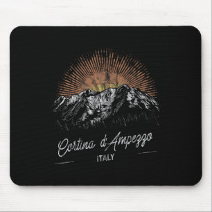 Cortina D'ampezzo Berge Italien Wandern Im Freien  Mousepad