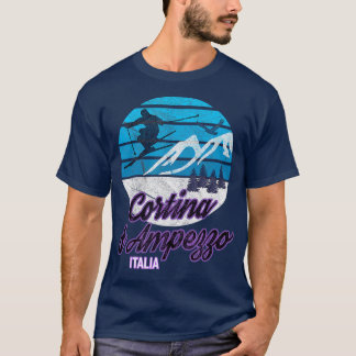 Cortina d'Ampezzo Dolomiti Italien Skigebiet Snowb T-Shirt