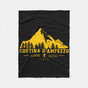 Cortina D'ampezzo Italien Skigebiet Lugano Fleecedecke
