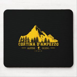 Cortina D'ampezzo Italien Skigebiet Lugano Mousepad