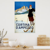 Cortina D'ampezzo Poster (Küche)