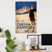 Cortina d'Ampezzo Poster (Heimbüro)