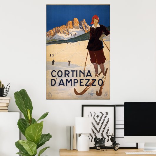 Cortina d'Ampezzo Poster (Heimbüro)