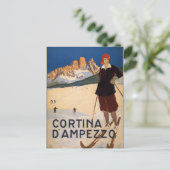 Cortina d'Ampezzo Postkarte (Stehend Vorderseite)