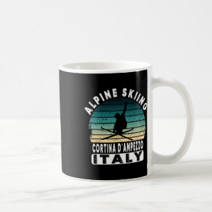 Cortina D'ampezzo Ski Resort Italienische Alpen Sk Kaffeetasse