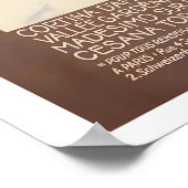 Cortina D'Ampezzo Val Gardena Bardonecchia Poster (Ecke)