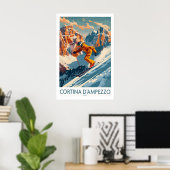 Cortina dampezzo Wandkunst 1 Poster (Heimbüro)