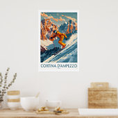 Cortina dampezzo Wandkunst 1 Poster (Küche)