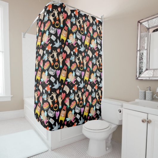 Cortina de Baño San Valentín Duschvorhang (Beispiel)