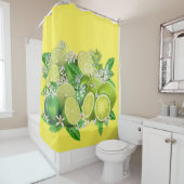 Cortina de Ducha Exotische Muskeln Limetten und Ba Duschvorhang (Beispiel)