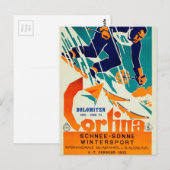 Cortina, Dolomiti Postkarte (Vorne/Hinten)