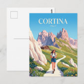 CORTINA ITALIEN POSTKARTE (Vorne/Hinten)
