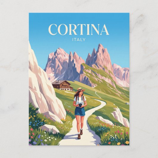 CORTINA ITALIEN POSTKARTE (Vorderseite)