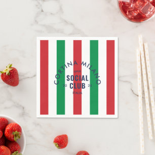 Cortina Milano Apres Social Club Italia Servietten