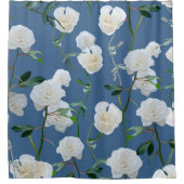 Cortinas de ducha Rosas azules Duschvorhang (Vorderseite)