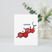 Cortisol Postkarte (Stehend Vorderseite)
