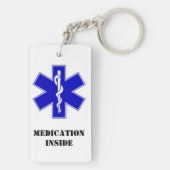 Cortisol Pump Acryl-Schlüsselanhänger Schlüsselanhänger (Rückseite)