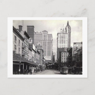 Cortland St., New York City Vintage Postkarte