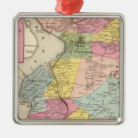 Cortlandt, Stadt Ornament Aus Metall (Vorne)