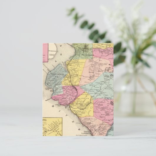 Cortlandt, Stadt Postkarte (Stehend Vorderseite)