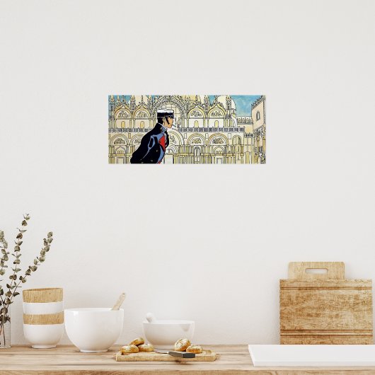 Corto Maltese in Venedig Poster (Küche)