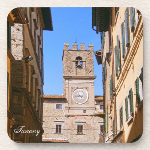 Cortona. Italien. Toskana Getränkeuntersetzer