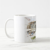 Cortona. Italien. Toskana Kaffeetasse (Links)